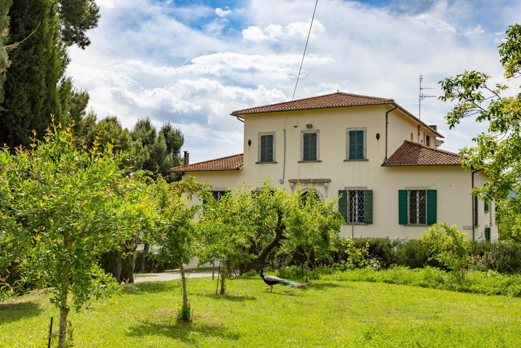 B&B In An 1800S Frescoed Villa With Panoramic Solarium And Historic Park - Villa Mastrangelo Colli del Tronto Extérieur photo