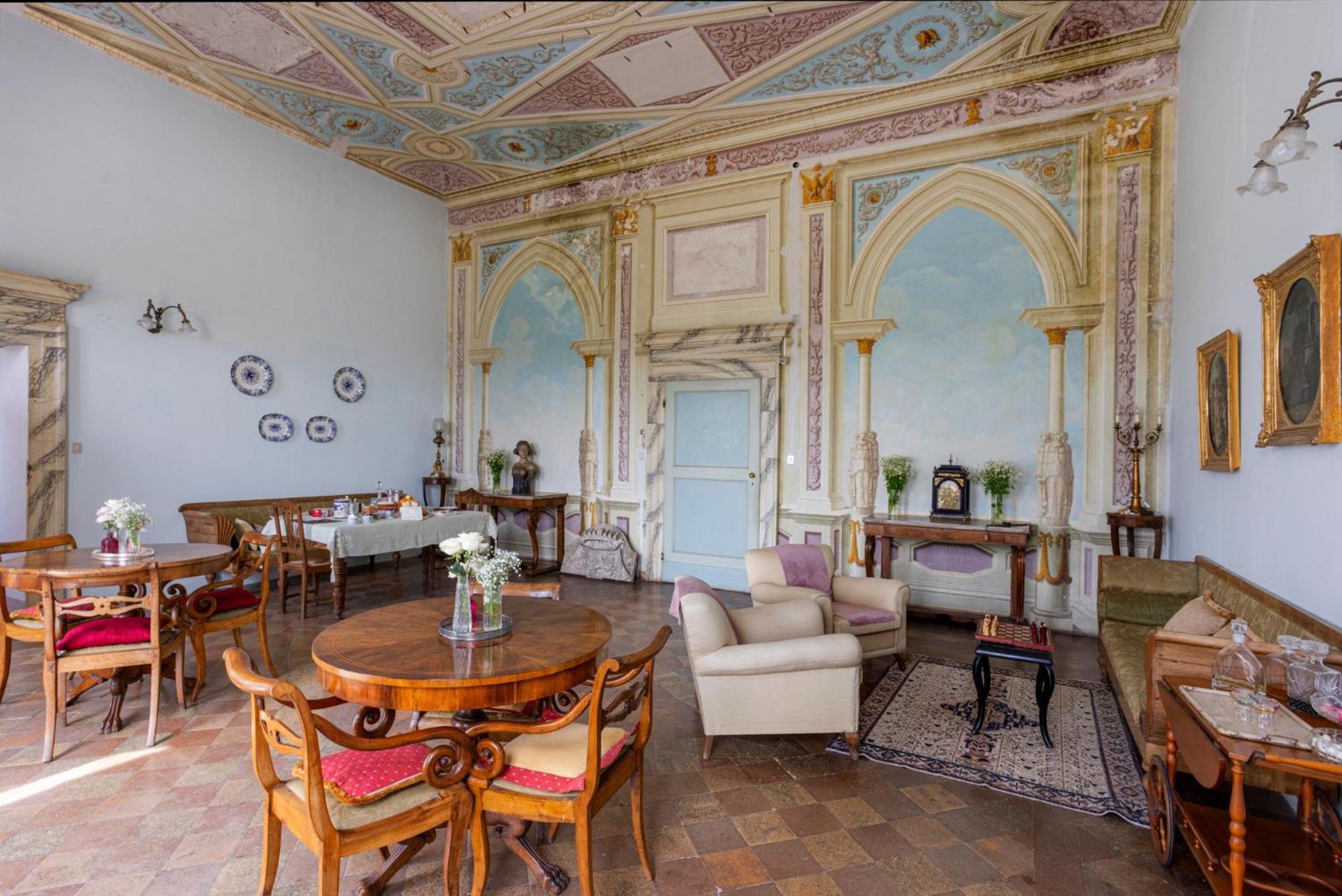 B&B In An 1800S Frescoed Villa With Panoramic Solarium And Historic Park - Villa Mastrangelo Colli del Tronto Extérieur photo